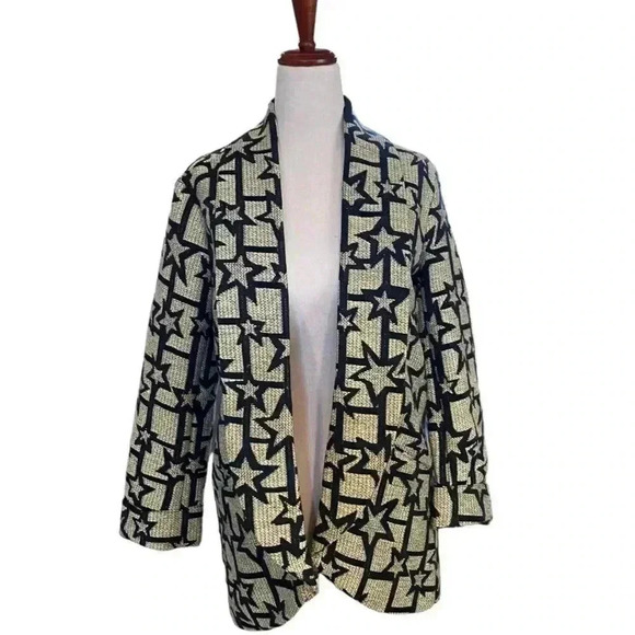 Traffic People A Star is Born Gold Star Open Blazer Small - Picture 2 of 6